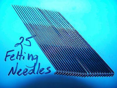 Bethany Arts 25 New Felting Needles-one Size-your Choice-triangle-3  Inch Length