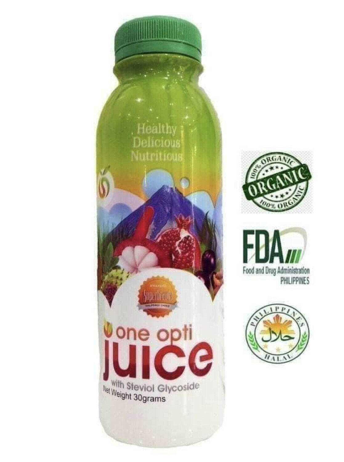 One Opti Juice  15-in-1 With Stevia Anti-oxidants Immune Booster - New Packaging
